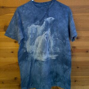 The Mountain Blue Polar Bear Short Sleeve Tee